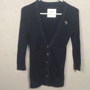 Navy Blue Abercrombie and Fitch cardigan